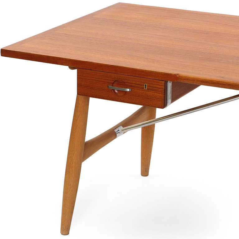 Mid-20th Century Rare Writing Desk By Hans J. Wegner