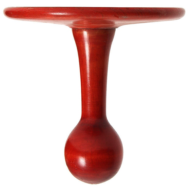 Red "Paver's" Stool For Sale