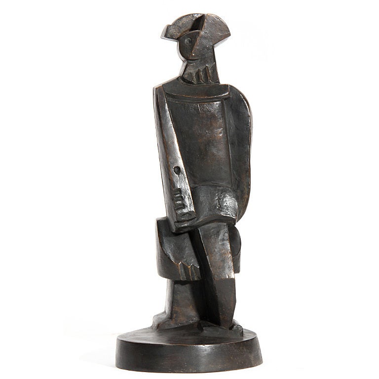 Cubist Bronze In the Style of After Jacques Lipchitz, 1930 For Sale