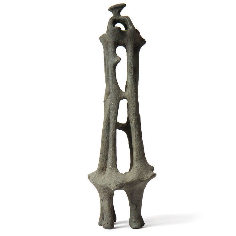 Unattributed Modernist Bronze Sculpture For Sale 2