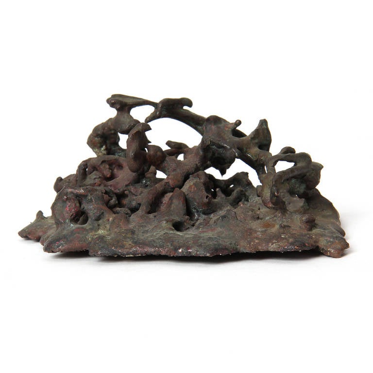 Molten Bronze Sculpture In Excellent Condition For Sale In Sagaponack, NY