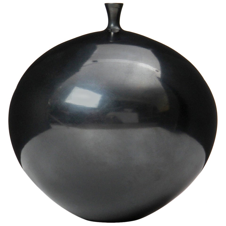 Ultralight Graphite Glazed Ceramic by David Greenbaum