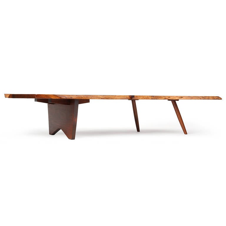 American Craftsman Conoid Low Table Attributed to George Nakashima