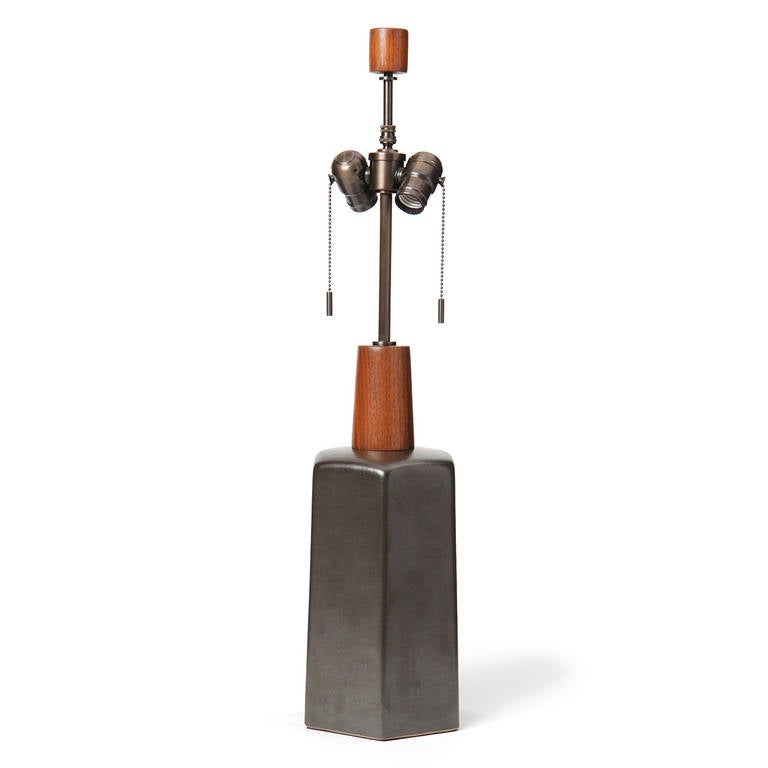 American Craftsman Hexagonal Table Lamps by Gordon Martz