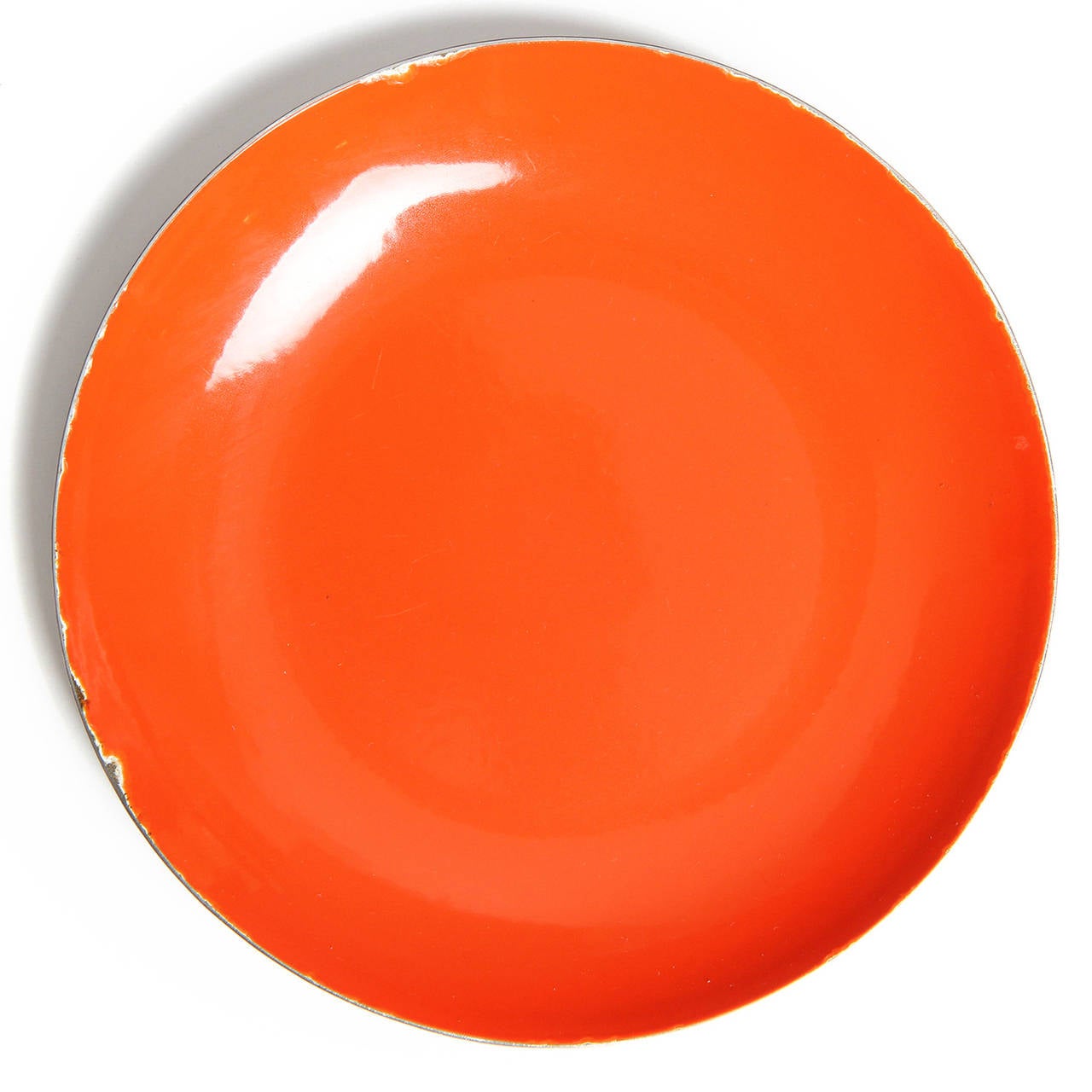 orange plate