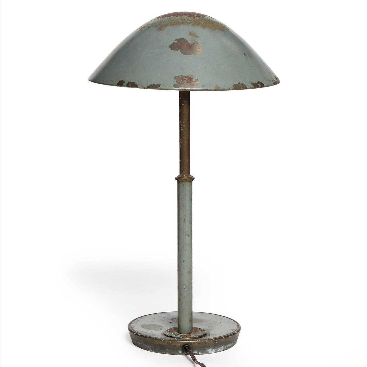 Modernist Painted Table Lamp In Good Condition For Sale In Sagaponack, NY