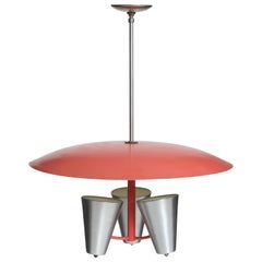 1950s Modernist Chandelier by Edward Wormley for Lightolier