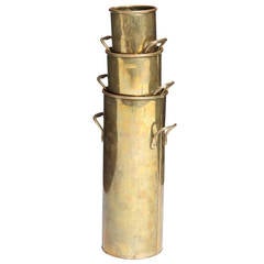 Nesting Brass Vases 2