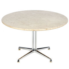 LaFonda Pedestal Table by Eames 8