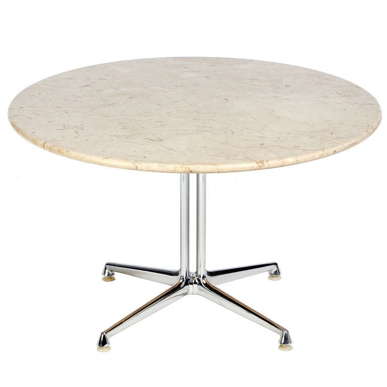 LaFonda Pedestal Table by Eames For Sale