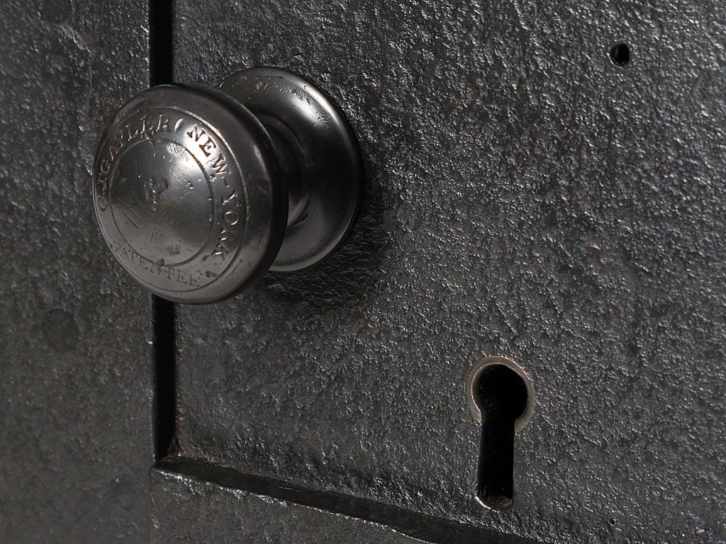Cast Iron Safe at 1stDibs