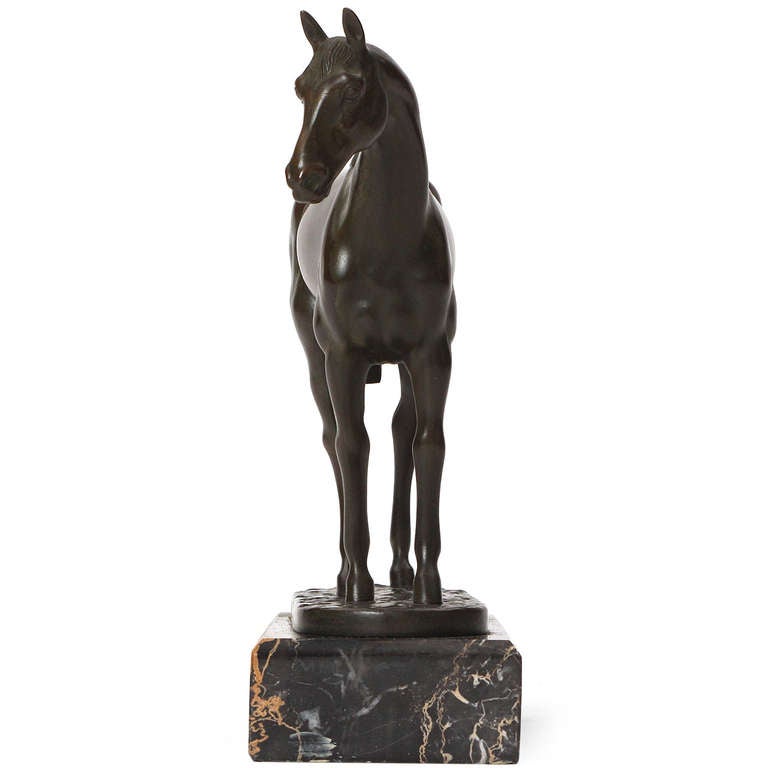 French Bronze Horse Statue