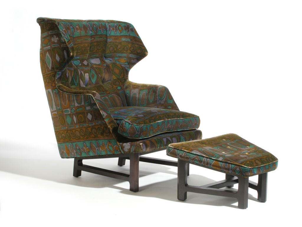 American the Wing Back Lounge by Edward Wormley for Dunbar