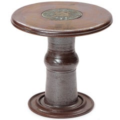 Unique Ceramic Pedestal Table