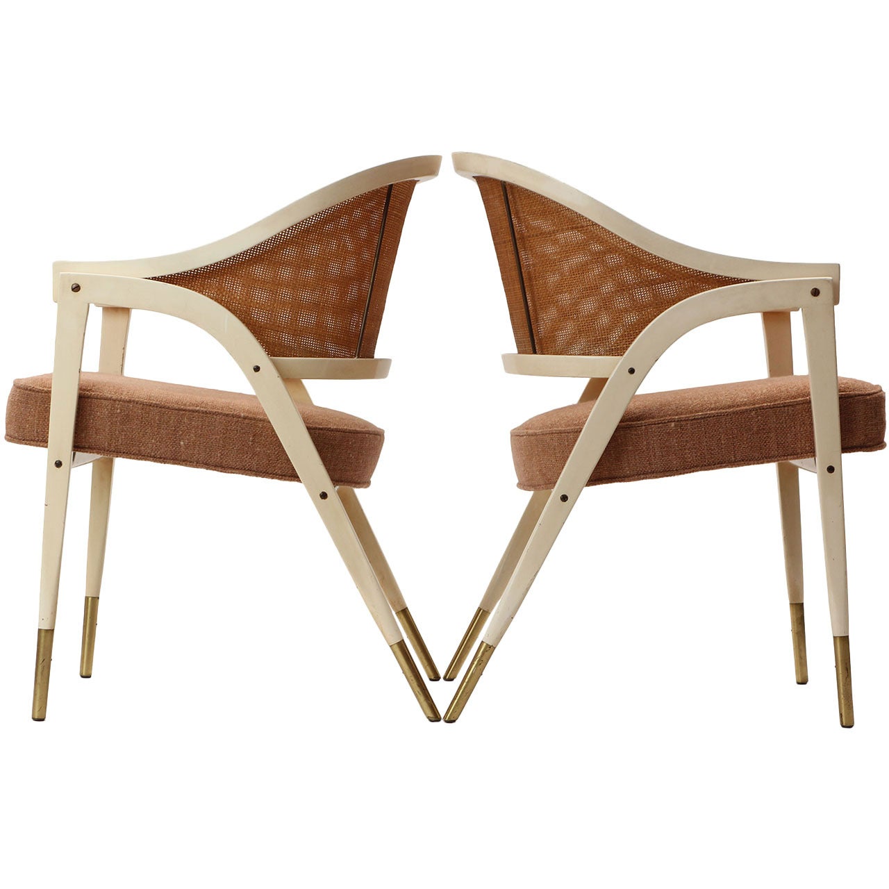 "A-Frame" Chairs By Edward Wormley