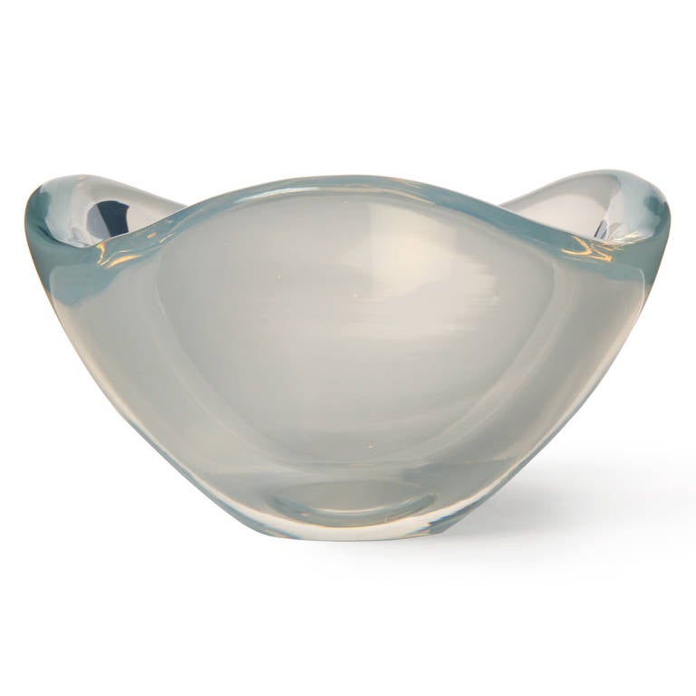 Opaline Selena Bowl by Sven Palmqvist In Excellent Condition In Sagaponack, NY