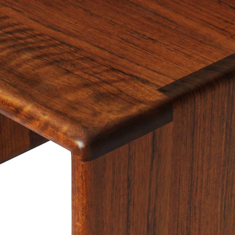 Mid-20th Century Solid Walnut End Tables by Gerald McCabe