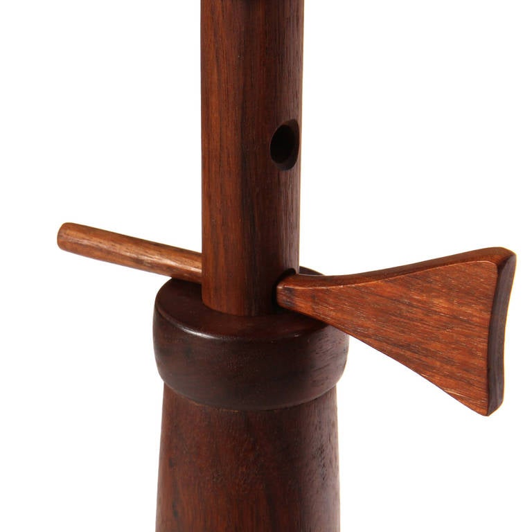 Hand-Crafted Walnut Music Stand For Sale 2