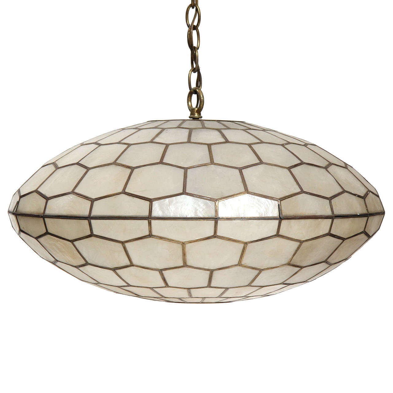 luna capiz pendant light