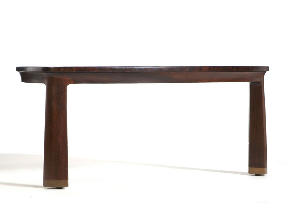 Bowed Triangle Table by Edward Wormley In Excellent Condition In Sagaponack, NY