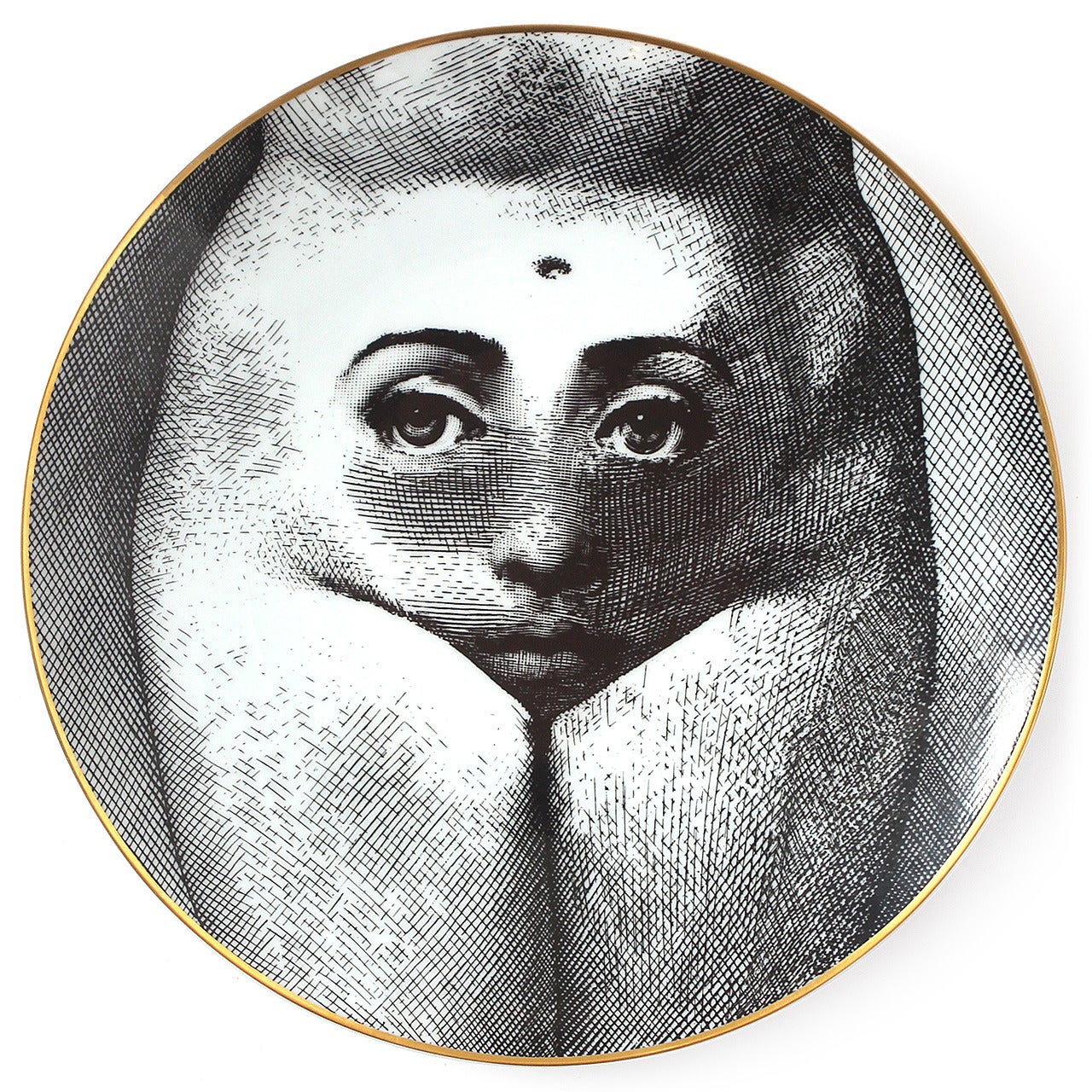 Surrealist Plate By Fornasetti