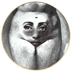 Surrealist Plate By Fornasetti