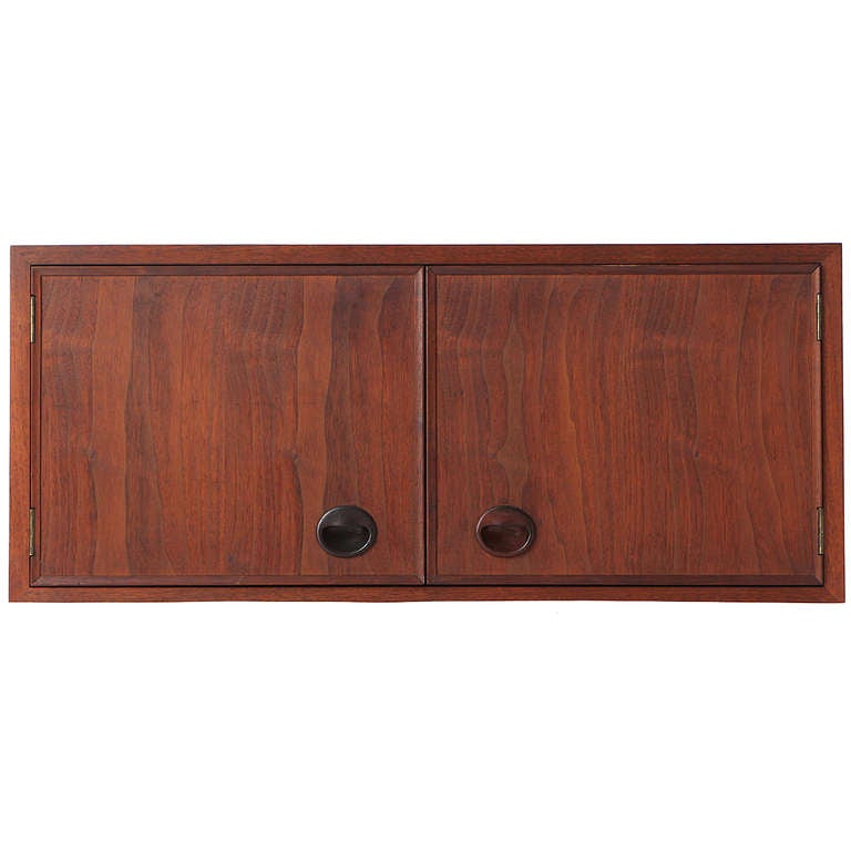 Wall Mount Cabinets by Edward Wormley In Good Condition In Sagaponack, NY