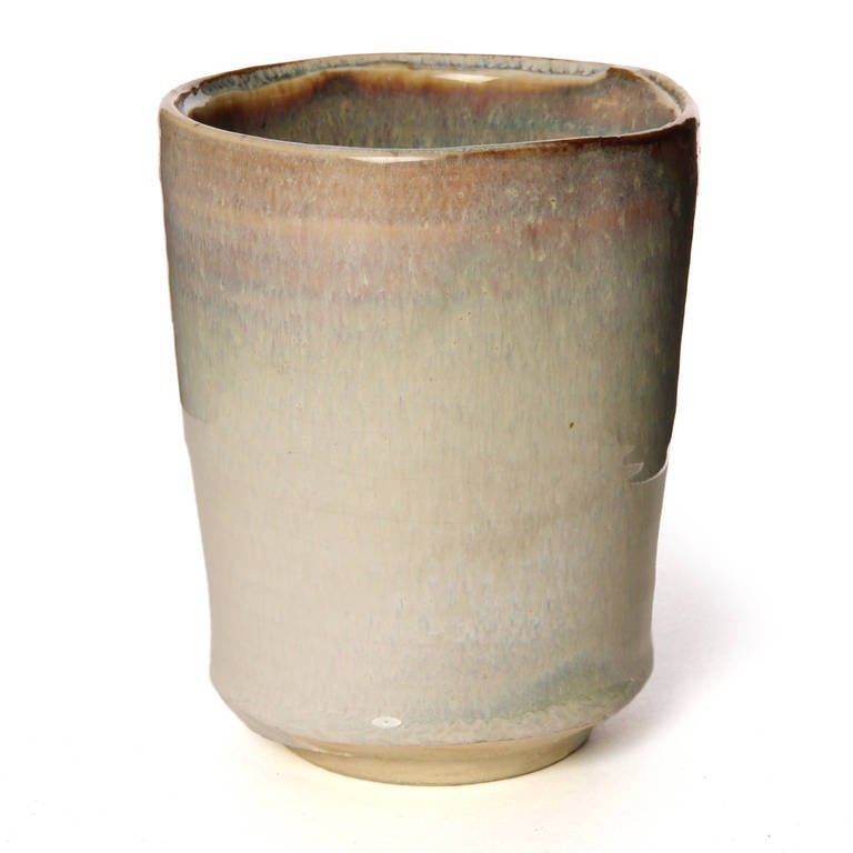 Mid-20th Century Glazed Cup Vase by Michael Schilkin for Arabia