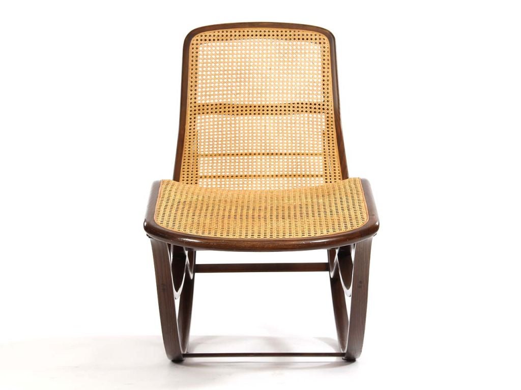 the Rocking Chaise by Edward Wormley In Excellent Condition In Sagaponack, NY