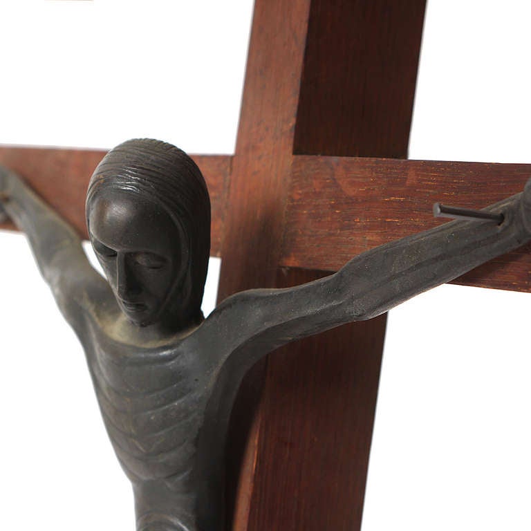 Art déco Crucifix de Jean Lambert-Rucki