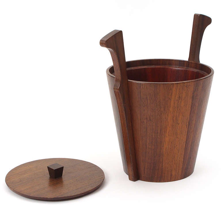 Mid-Century Modern Staved Ice Bucket by Anri Form