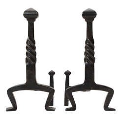 Twisted Andirons