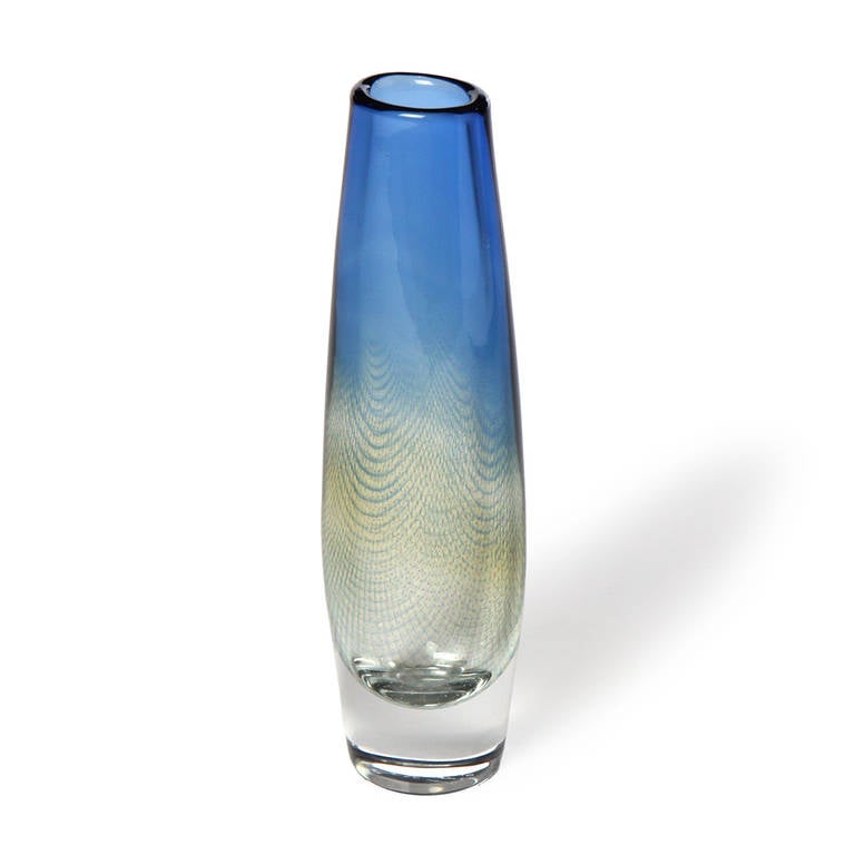 Swedish Slender Kraka Vase by Sven Palmqvist