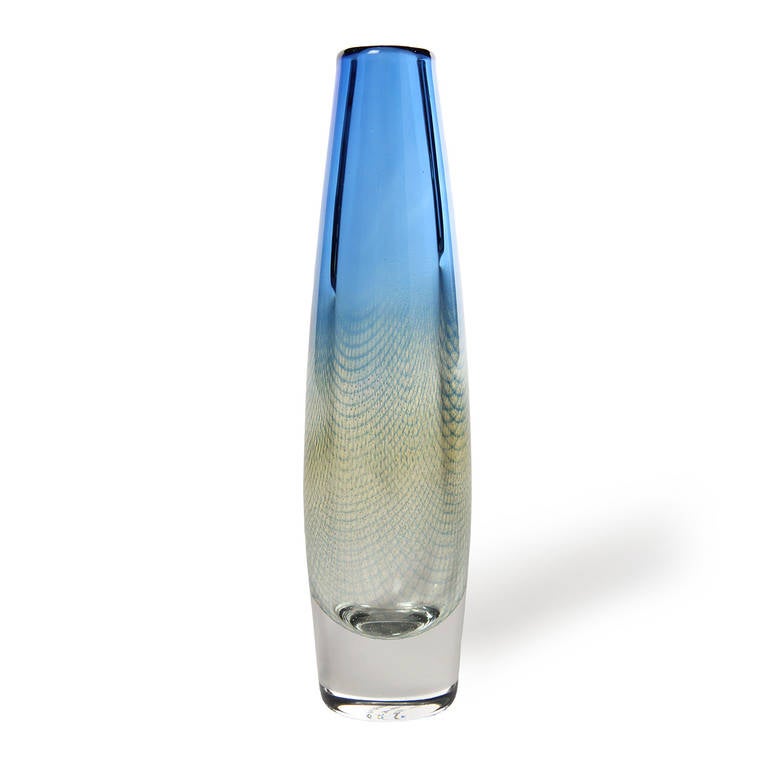 Slender Kraka Vase by Sven Palmqvist In Excellent Condition In Sagaponack, NY