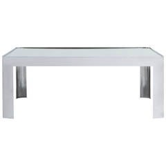 Polished Steel Low Table 7