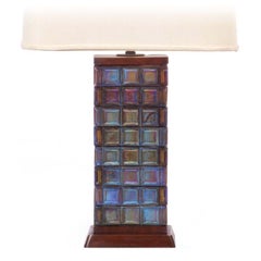 Tiffany Tile Lamp by Edward Wormley for Dunbar