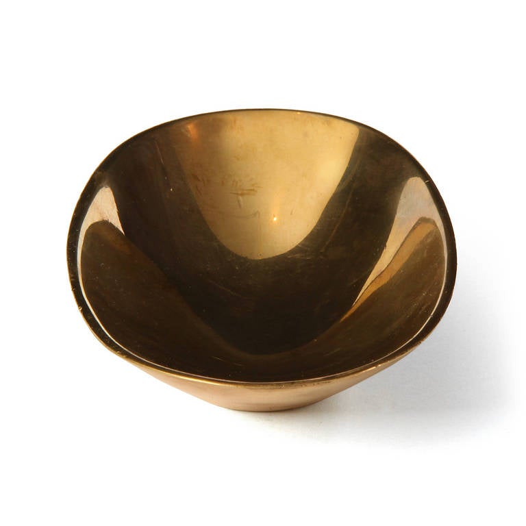 Bronze Bowl by Carl Aubock In Excellent Condition In Sagaponack, NY