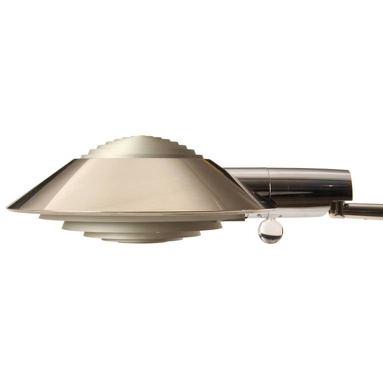 Adjustable Nickel Wall Sconces by Cedric Hartman 3