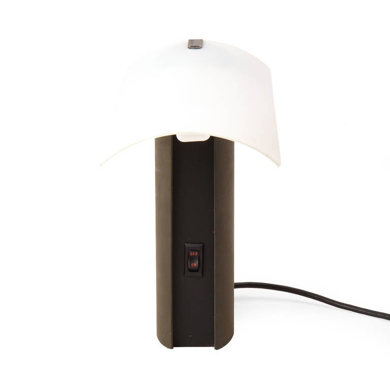 Steel Postmodern Table Lamp by Piotr Sierakowski for Koch and Lowy For Sale