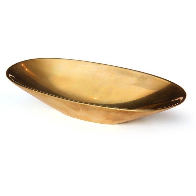 Austrian Bronze Bowl by Carl Aubock