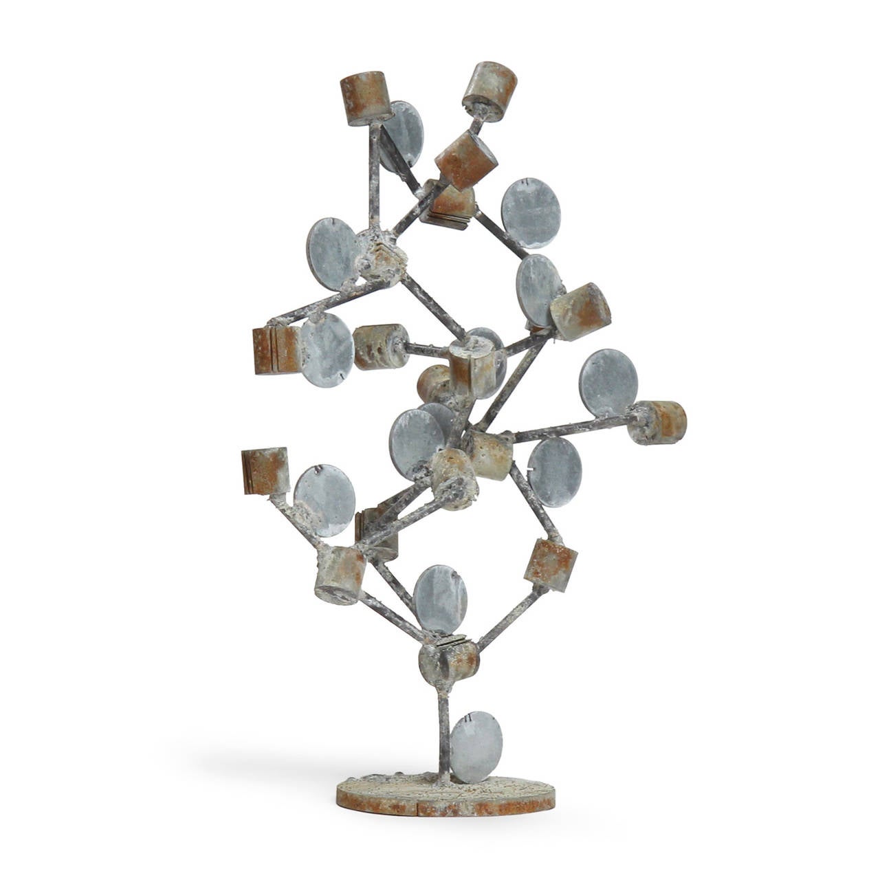 Galvanized Steel Abstract Sculpture In Good Condition In Sagaponack, NY