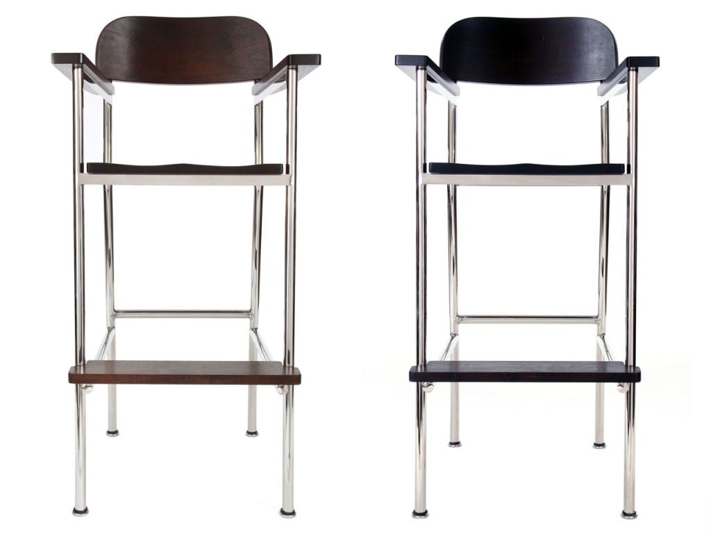 Wyeth Billiard Stool with Arms For Sale at 1stdibs