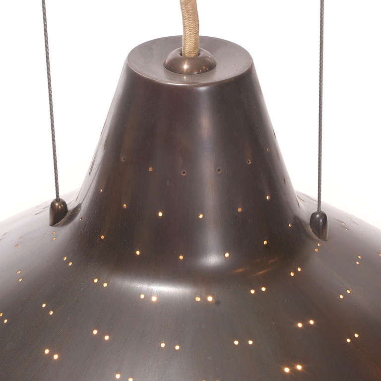 Mid-20th Century Pendant Lamp By Paavo Tynell