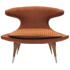 Retro Lounge Chair By Karpen