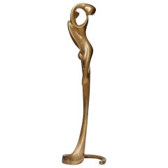 Bronze by Georges Charpentier Titled "Embrace"