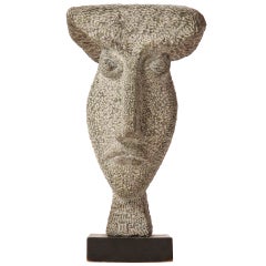 Carved Granite Bust