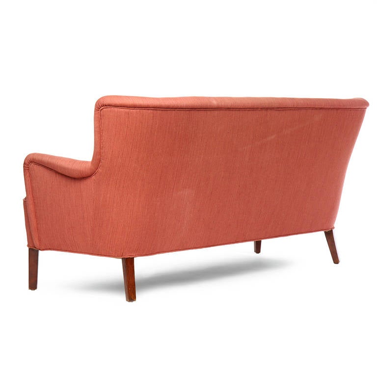 High-Backed Sofa by Hvidt and Molgaard In Good Condition For Sale In Sagaponack, NY