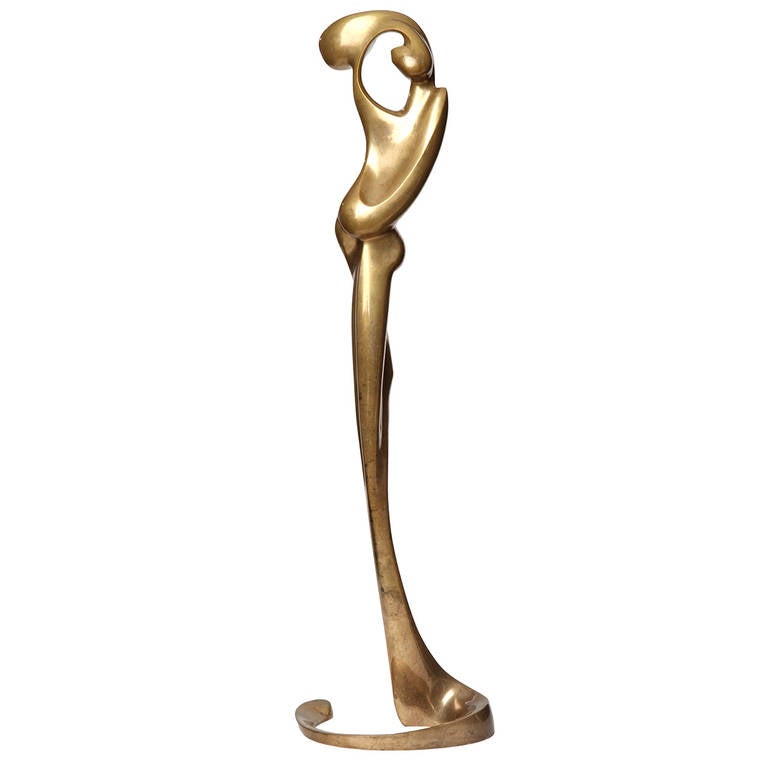 Mid-Century Modern Bronze by Georges Charpentier Titled 