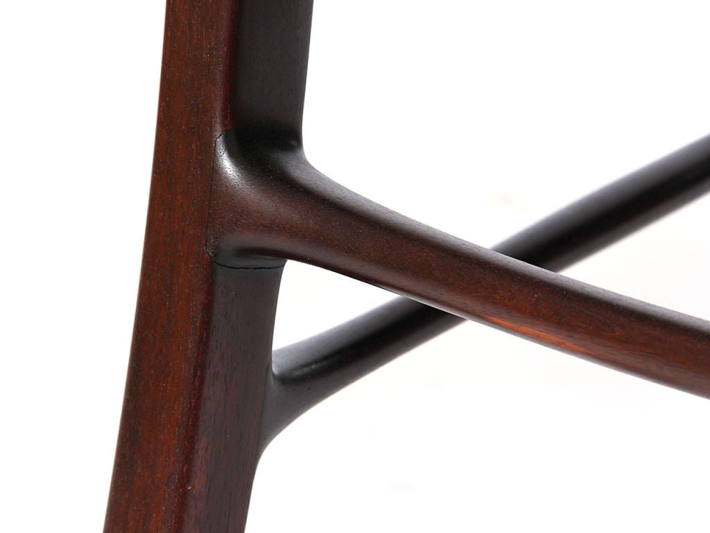pair of mahogany armchairs by Niels Henningsen 1