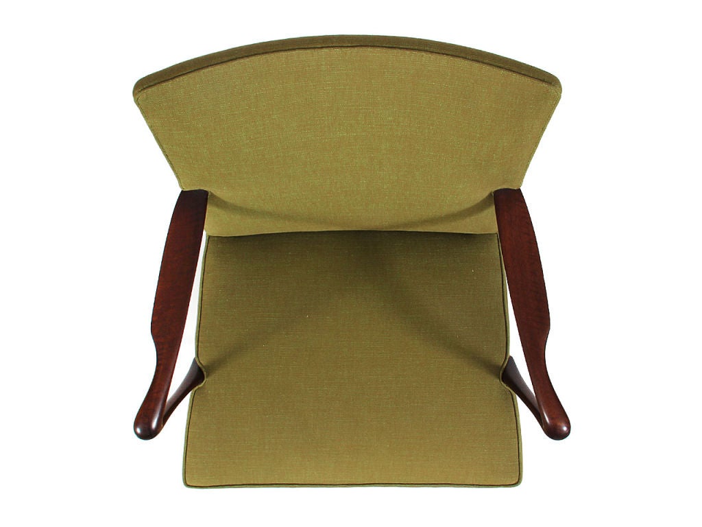 pair of mahogany armchairs by Niels Henningsen 3